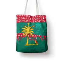 Grenada Christmas Tote Bag with Palm Tree Bird and Tropical Holiday Pattern Design - Wonder Print Shop