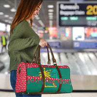 Grenada Christmas Travel Bag with Palm Tree Bird and Tropical Holiday Pattern Design - Wonder Print Shop
