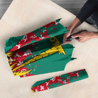 Grenada Christmas Umbrella with Palm Tree Bird and Tropical Holiday Pattern Design - Wonder Print Shop