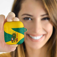 Grenada Christmas AirPods Case with Santa Nutmeg Tree Peace Dove and Festive Gift Design - Wonder Print Shop