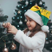 Grenada Christmas Santa Hat with Santa Nutmeg Tree Peace Dove and Festive Gift Design - Wonder Print Shop