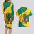 Grenada Christmas Couples Matching Long Sleeve Bodycon Dress and Hawaiian Shirt with Santa Nutmeg Tree Peace Dove and Festive Gift Design - Wonder Print Shop