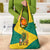 Grenada Christmas Grocery Bag with Santa Nutmeg Tree Peace Dove and Festive Gift Design - Wonder Print Shop