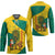 Grenada Christmas Hockey Jersey with Santa Nutmeg Tree Peace Dove and Festive Gift Design - Wonder Print Shop