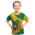 Grenada Christmas Kid T Shirt with Santa Nutmeg Tree Peace Dove and Festive Gift Design - Wonder Print Shop