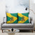 Grenada Christmas Pillow Cover with Santa Nutmeg Tree Peace Dove and Festive Gift Design - Wonder Print Shop