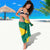 Grenada Christmas Sarong with Santa Nutmeg Tree Peace Dove and Festive Gift Design - Wonder Print Shop