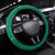Grenada Christmas Steering Wheel Cover with Santa Nutmeg Tree Peace Dove and Festive Gift Design - Wonder Print Shop