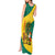 Grenada Christmas Tank Maxi Dress with Santa Nutmeg Tree Peace Dove and Festive Gift Design - Wonder Print Shop