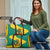 Grenada Christmas Travel Bag with Santa Nutmeg Tree Peace Dove and Festive Gift Design - Wonder Print Shop