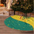 Grenada Christmas Tree Skirt with Santa Nutmeg Tree Peace Dove and Festive Gift Design - Wonder Print Shop