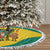Grenada Christmas Tree Skirt with Santa Nutmeg Tree Peace Dove and Festive Gift Design - Wonder Print Shop