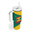 Grenada Christmas Tumbler With Handle with Santa Nutmeg Tree Peace Dove and Festive Gift Design - Wonder Print Shop