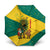 Grenada Christmas Umbrella with Santa Nutmeg Tree Peace Dove and Festive Gift Design - Wonder Print Shop