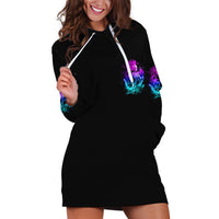 My Demons Tried To Drown Me Mermaid Hoodie Dress - Wonder Print Shop