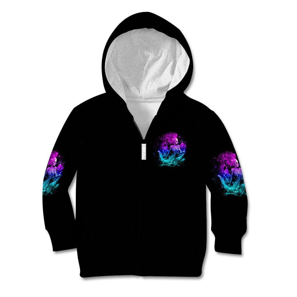 My Demons Tried To Drown Me Mermaid Kid Hoodie - Wonder Print Shop