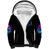 My Demons Tried To Drown Me Mermaid Sherpa Hoodie - Wonder Print Shop