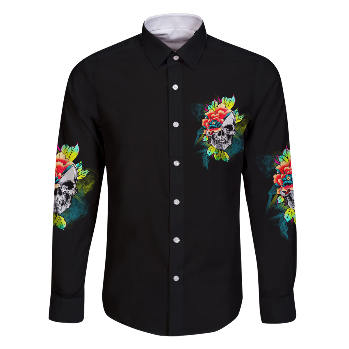 Warning This Tattooed Girl Flower Family Matching Off Shoulder Maxi Dress and Hawaiian Shirt - Wonder Print Shop