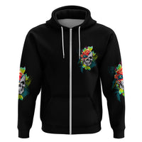Warning This Tattooed Girl Flower Hoodie - Wonder Print Shop