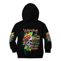 Warning This Tattooed Girl Flower Kid Hoodie - Wonder Print Shop