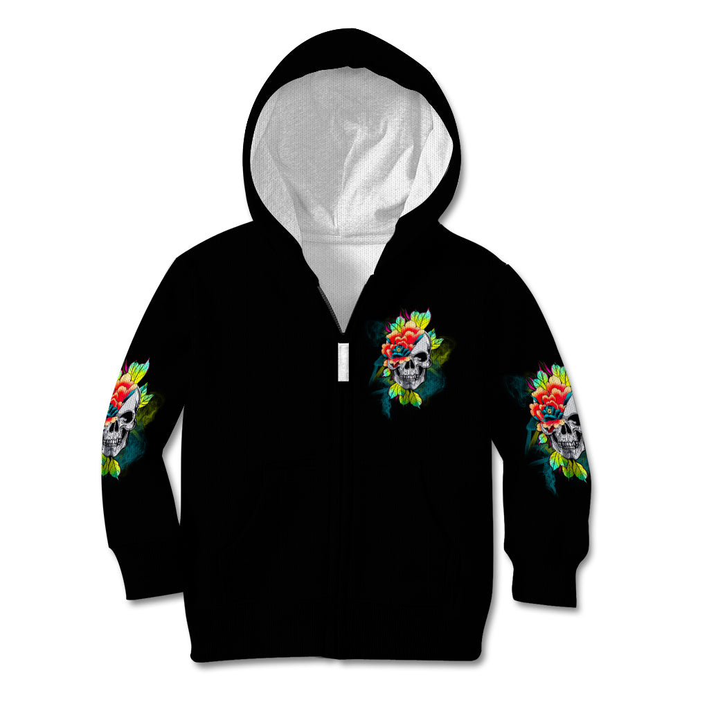 Warning This Tattooed Girl Flower Kid Hoodie - Wonder Print Shop