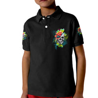 Warning This Tattooed Girl Flower Kid Polo Shirt - Wonder Print Shop