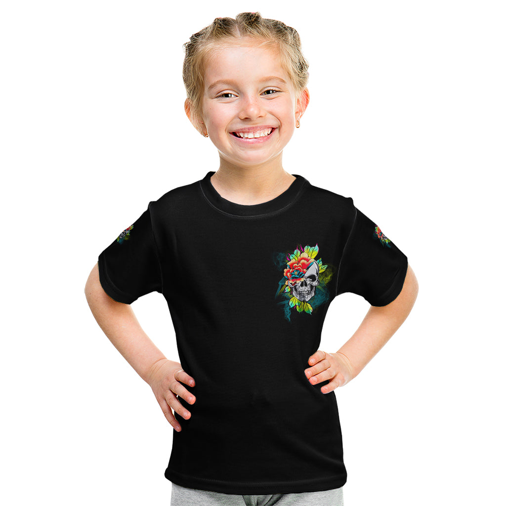 Warning This Tattooed Girl Flower Kid T Shirt - Wonder Print Shop