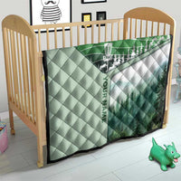 Custom Disc Golf Quilt with Forest Landscape Basket Silhouette - Wonder Print Shop