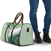 Custom Disc Golf Travel Bag with Forest Landscape Basket Silhouette - Wonder Print Shop