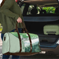 Custom Disc Golf Travel Bag with Forest Landscape Basket Silhouette - Wonder Print Shop