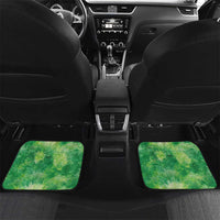 Custom Disc Golf Car Mats with Green Tie Dye Basket and Player Silhouette - Wonder Print Shop