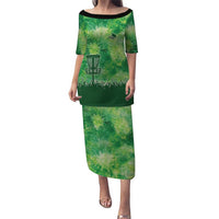 Custom Disc Golf Puletasi with Green Tie Dye Basket and Player Silhouette - Wonder Print Shop