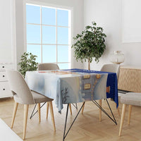 Funny Christmas Reindeer Bowling Custom Tablecloth with Reindeer Snow Scene - Wonder Print Shop