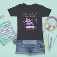 Back To School T Shirt For Kid This Is What An Awesome 2nd Grader Looks Like Unicorn TS05 - Wonder Print Shop