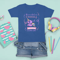 Back To School T Shirt For Kid This Is What An Awesome 2nd Grader Looks Like Unicorn TS05 - Wonder Print Shop