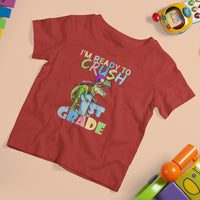 Back To School T Shirt For Kid I'm Ready To Crush 1st Grade, Funny Dinosaur TS05 - Wonder Print Shop