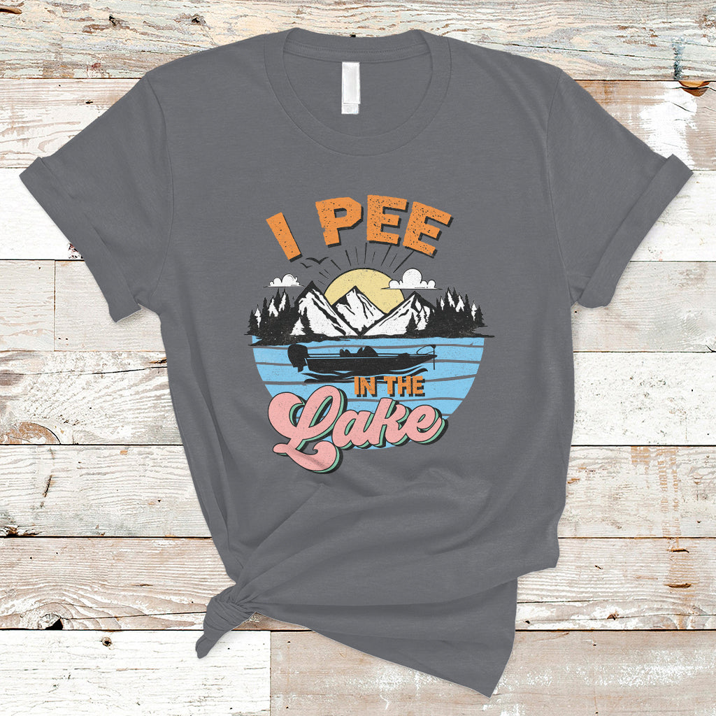 Lake Lover T Shirt I Pee In The Lake, Summer Vacation, Lake Life TS05 - Wonder Print Shop
