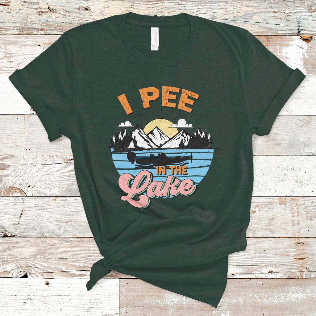 Lake Lover T Shirt I Pee In The Lake, Summer Vacation, Lake Life TS05 - Wonder Print Shop
