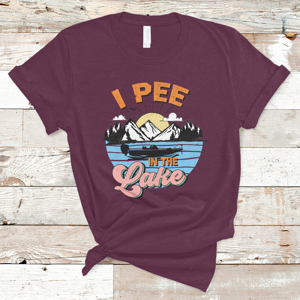 Lake Lover T Shirt I Pee In The Lake, Summer Vacation, Lake Life TS05 - Wonder Print Shop