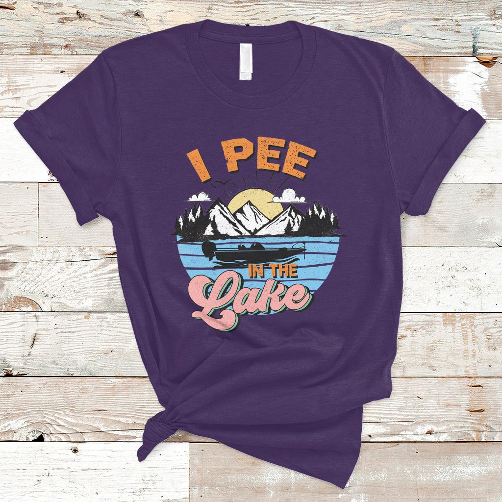Lake Lover T Shirt I Pee In The Lake, Summer Vacation, Lake Life TS05 - Wonder Print Shop