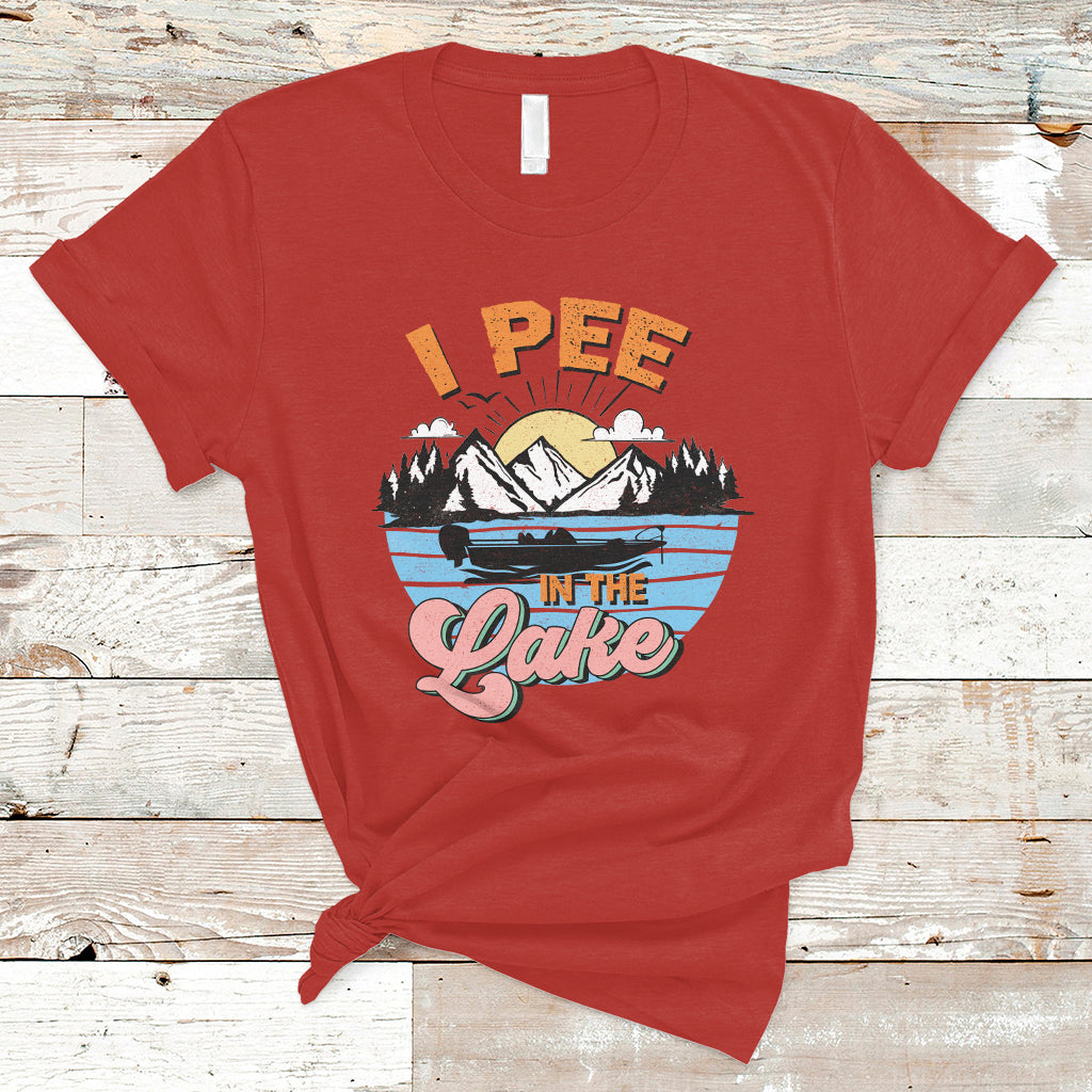 Lake Lover T Shirt I Pee In The Lake, Summer Vacation, Lake Life TS05 - Wonder Print Shop