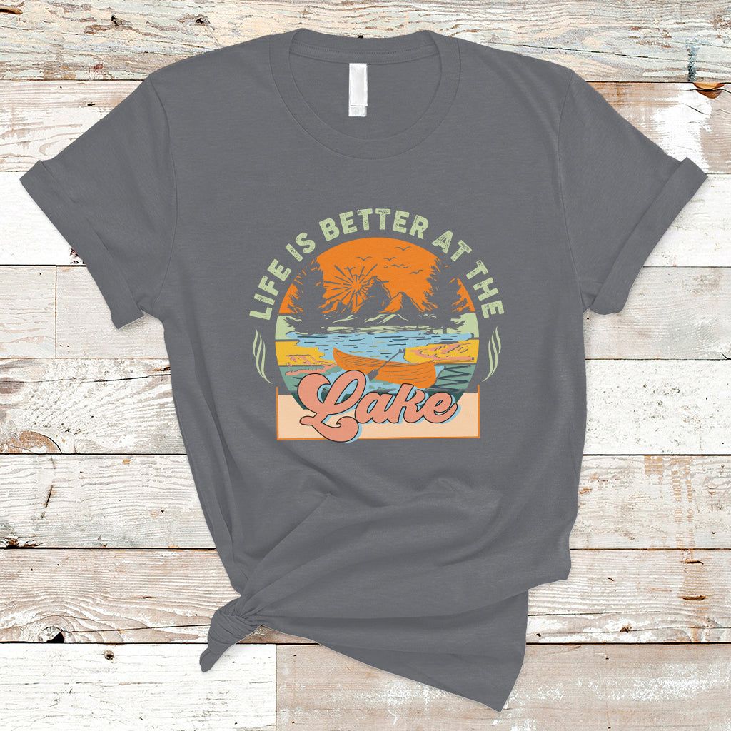 Lake Lover T Shirt Life Is Better At The Lake, Summer Vacation TS05 - Wonder Print Shop