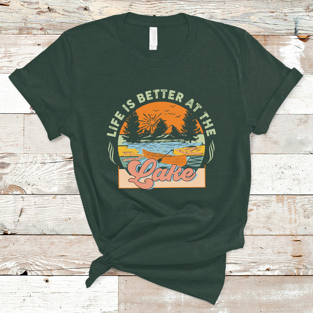 Lake Lover T Shirt Life Is Better At The Lake, Summer Vacation TS05 - Wonder Print Shop