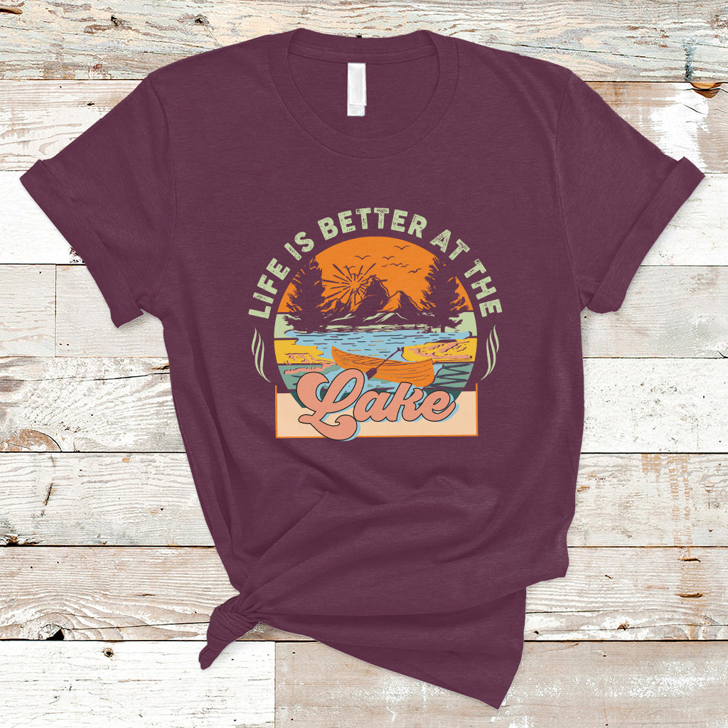 Lake Lover T Shirt Life Is Better At The Lake, Summer Vacation TS05 - Wonder Print Shop