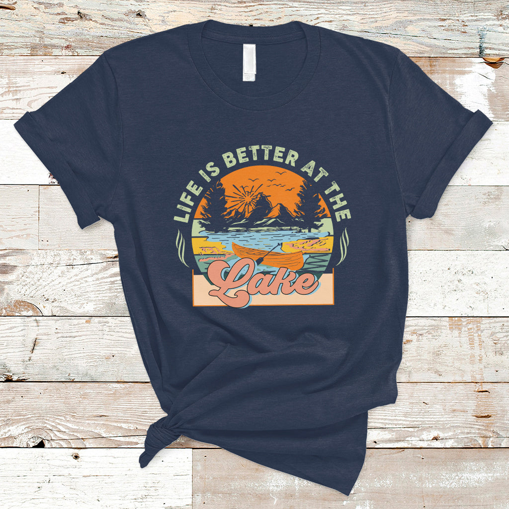 Lake Lover T Shirt Life Is Better At The Lake, Summer Vacation TS05 - Wonder Print Shop