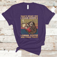 Reading Book T Shirt Thats What I Do I Read Books And I Know Things TS05 - Wonder Print Shop