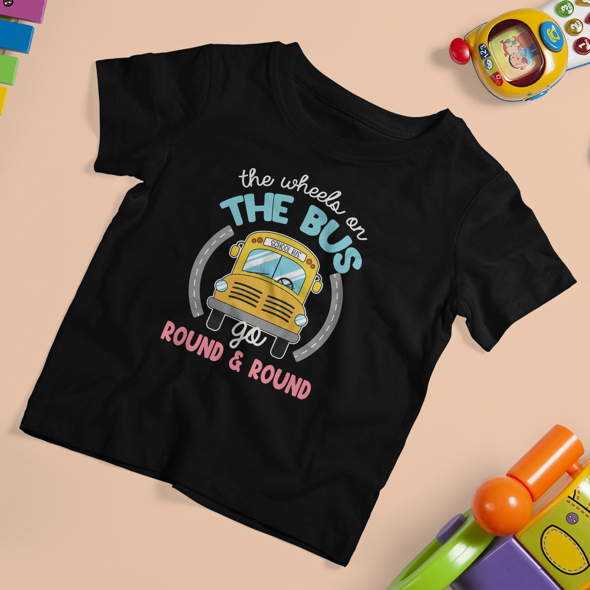 Back To School Funny Bus Drivers T Shirt The Wheels On The Bus TS05 - Wonder Print Shop