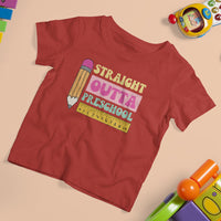 Cute Back To School T Shirt Straight Outta Preschool TS05 - Wonder Print Shop
