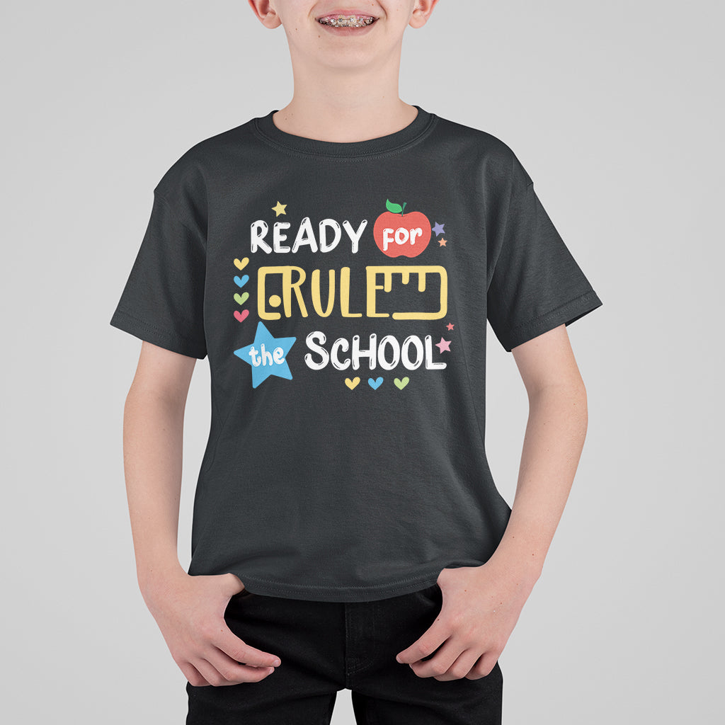 Cute Back To School T Shirt Ready To Rule The School, Funny Teachers Students TS05 - Wonder Print Shop