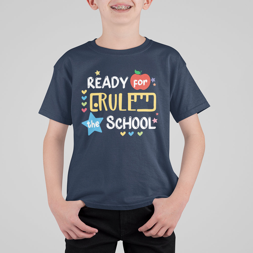 Cute Back To School T Shirt Ready To Rule The School, Funny Teachers Students TS05 - Wonder Print Shop